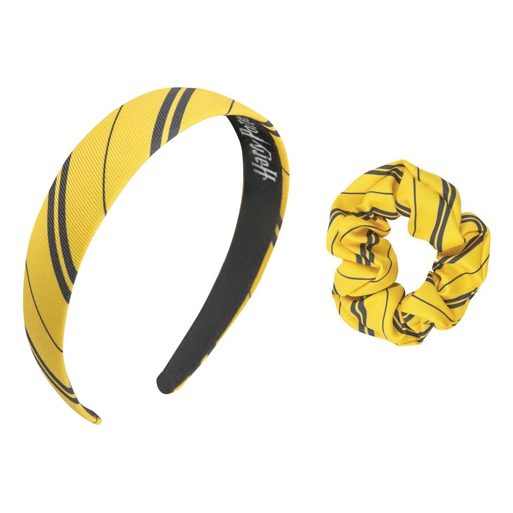 Cinereplicas Harry Potter - Hufflepuff Haarband en scrunchie set - Geel